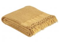 Плед Lotus Home - Rius mustard (Турция), 130 х 170 см